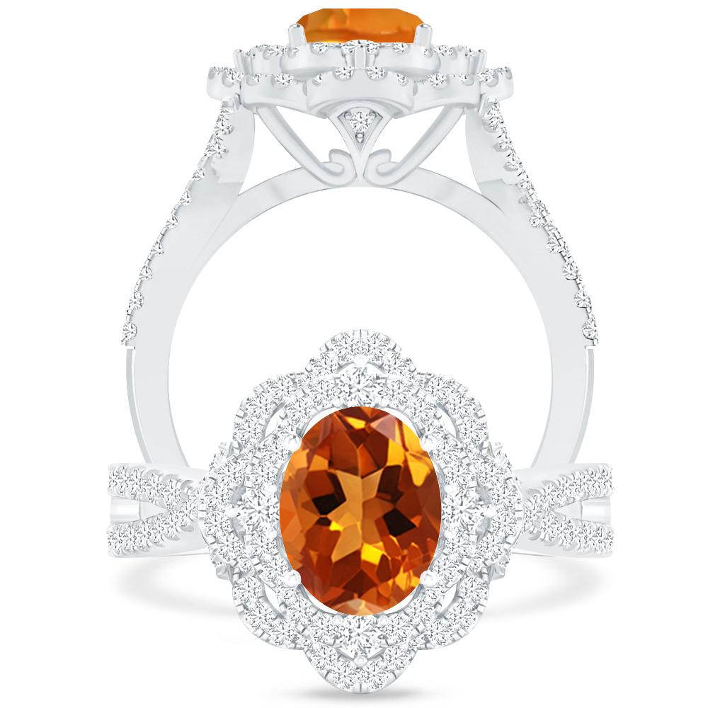 White Gold - Citrine