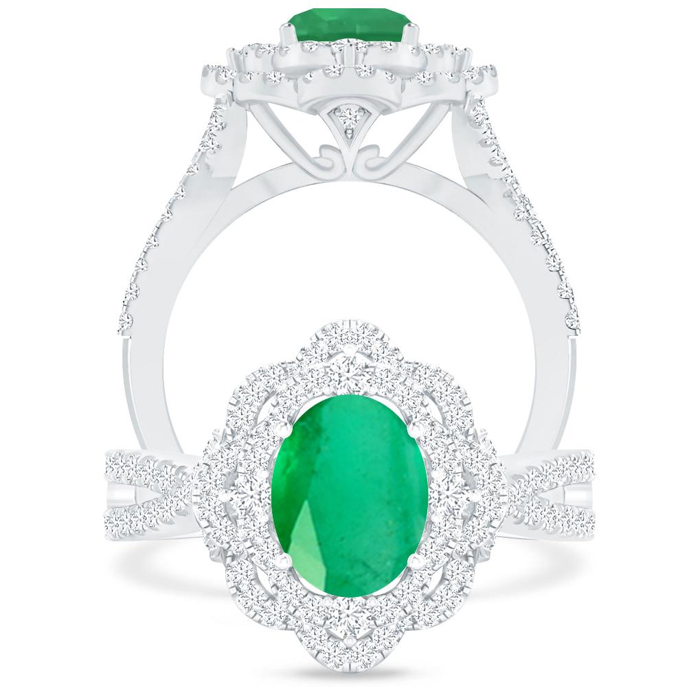 White Gold - Emerald