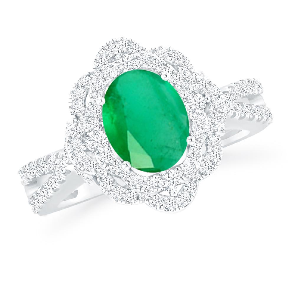 White Gold - Emerald