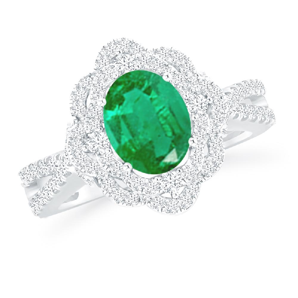 White Gold - Emerald