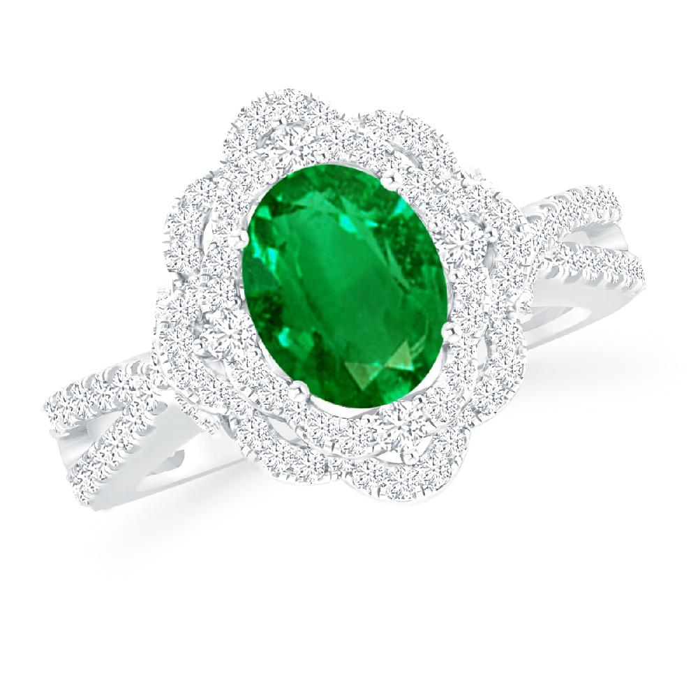 White Gold - Emerald