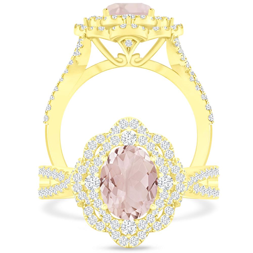 Yellow Gold - Morganite