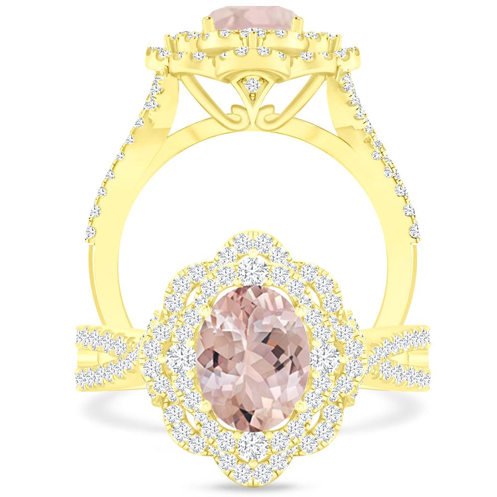 Yellow Gold - Morganite