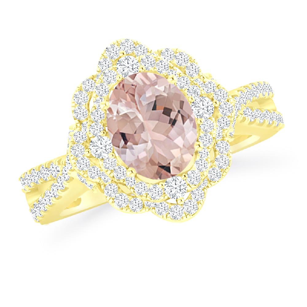 Yellow Gold - Morganite