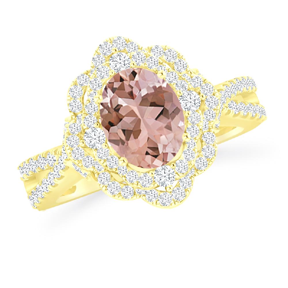 Yellow Gold - Morganite