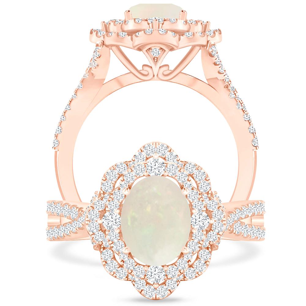 Rose Gold - Opal