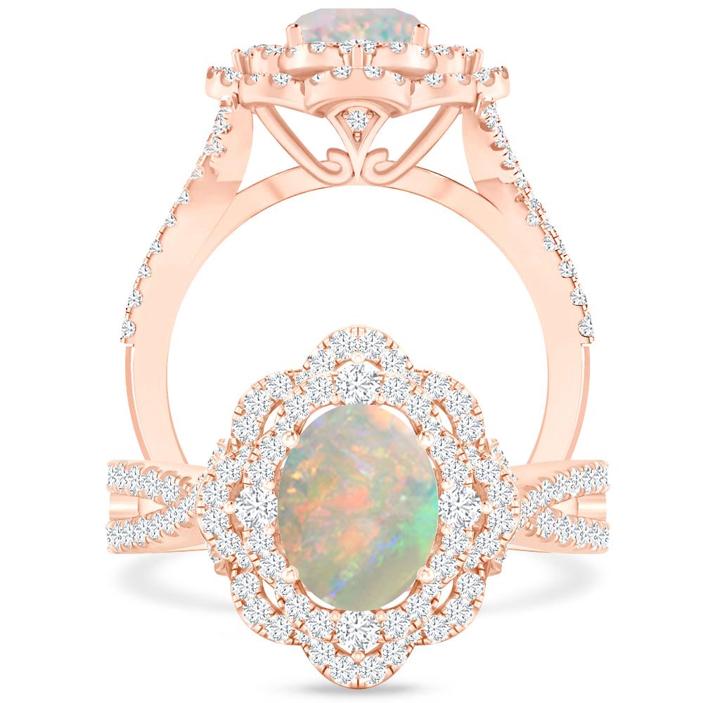 Rose Gold - Opal