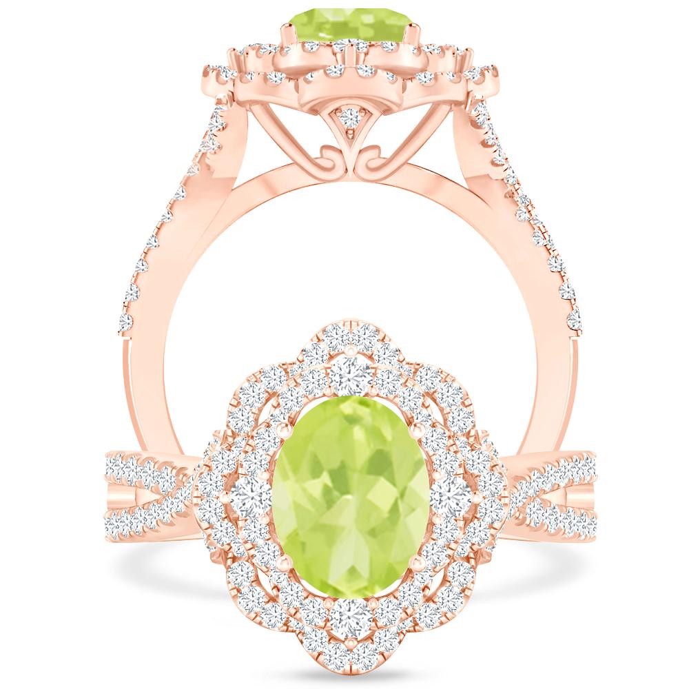 Rose Gold - Peridot