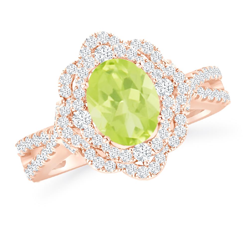 Rose Gold - Peridot