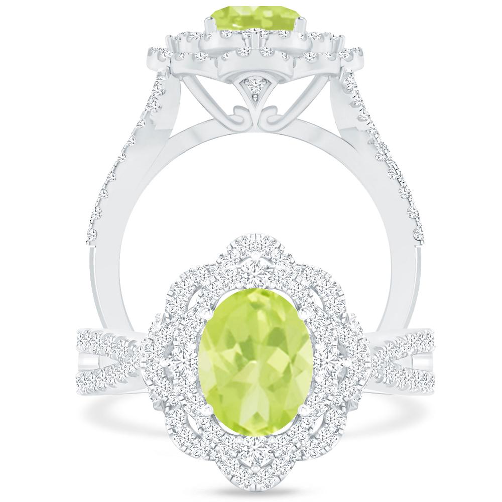 White Gold - Peridot