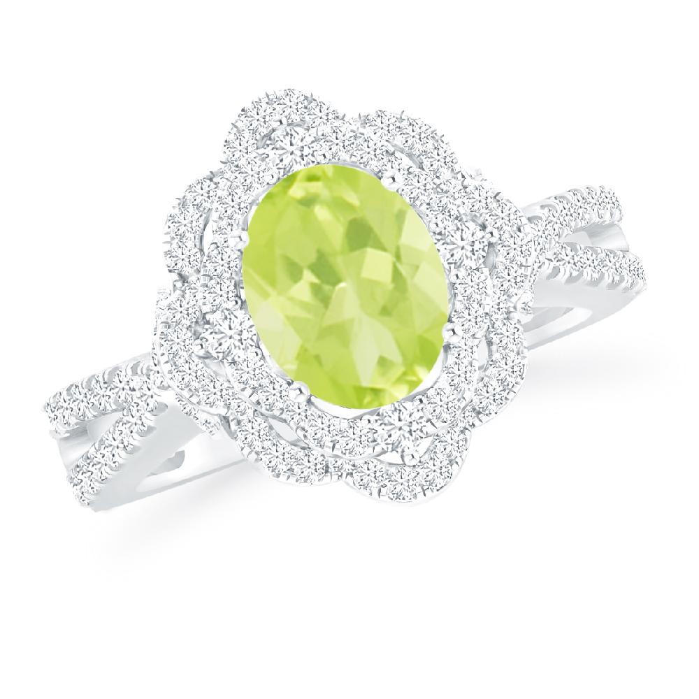 White Gold - Peridot