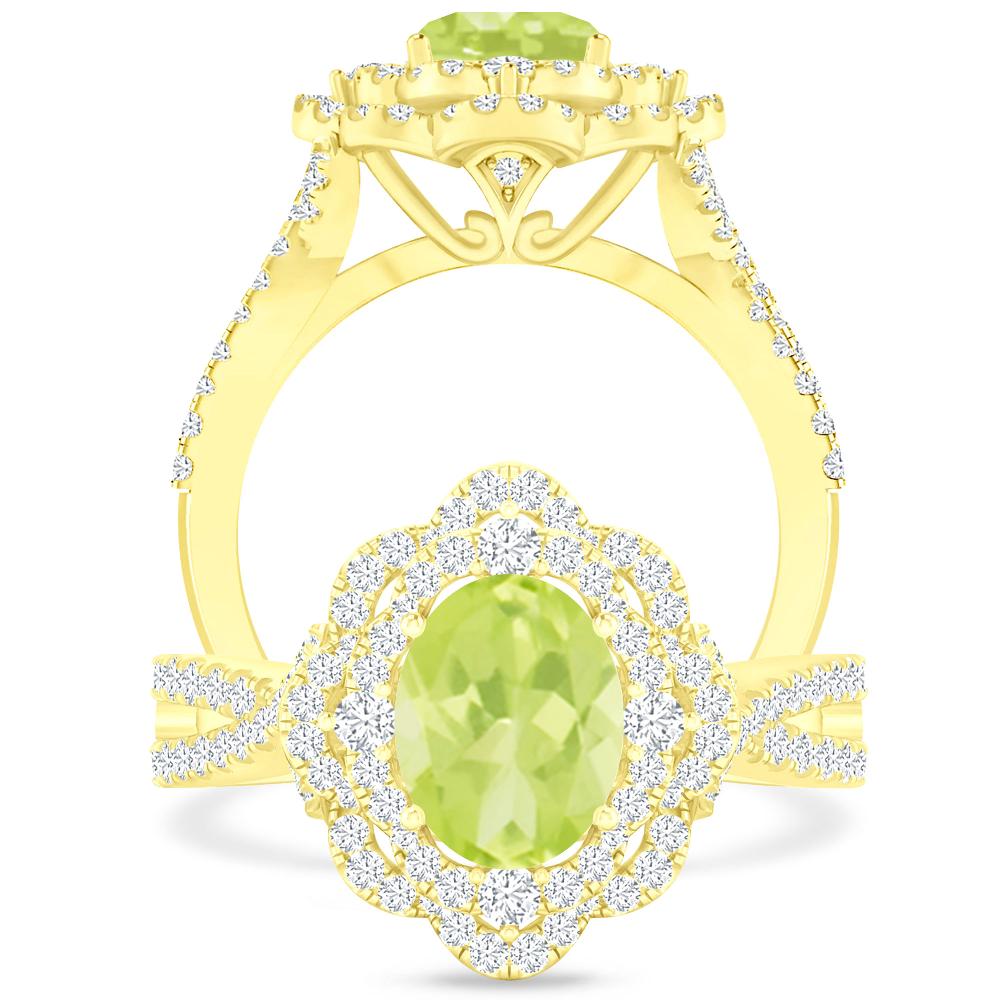 Yellow Gold - Peridot