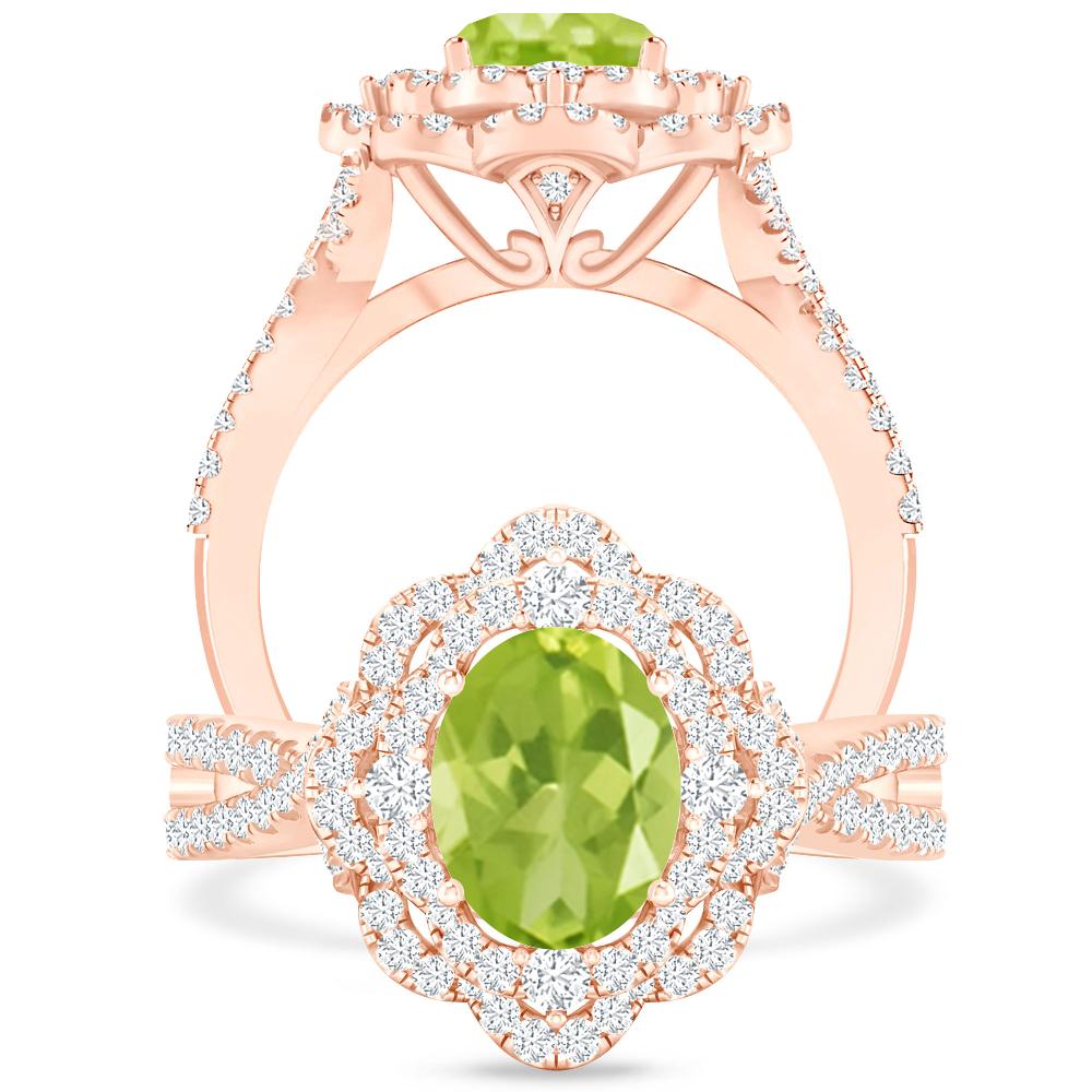 Rose Gold - Peridot