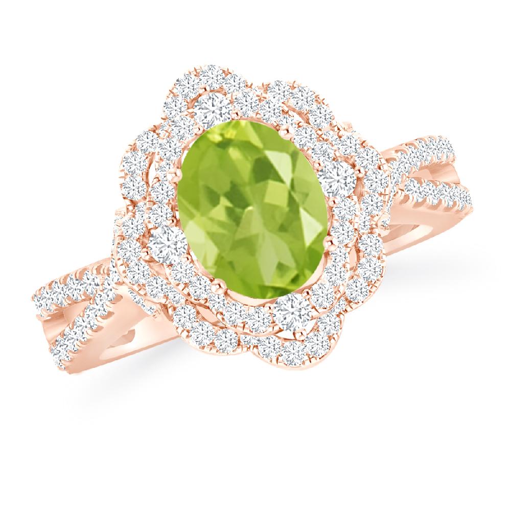 Rose Gold - Peridot