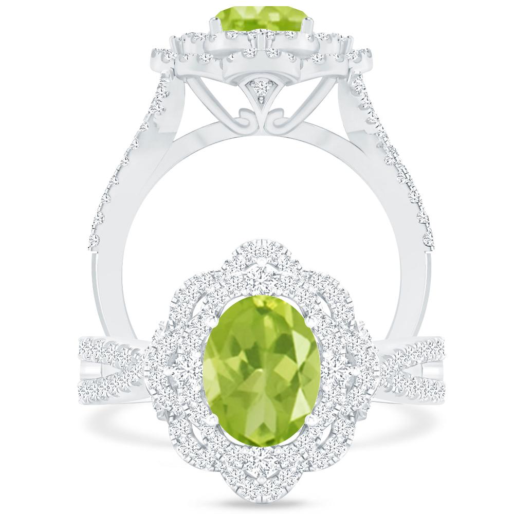 White Gold - Peridot