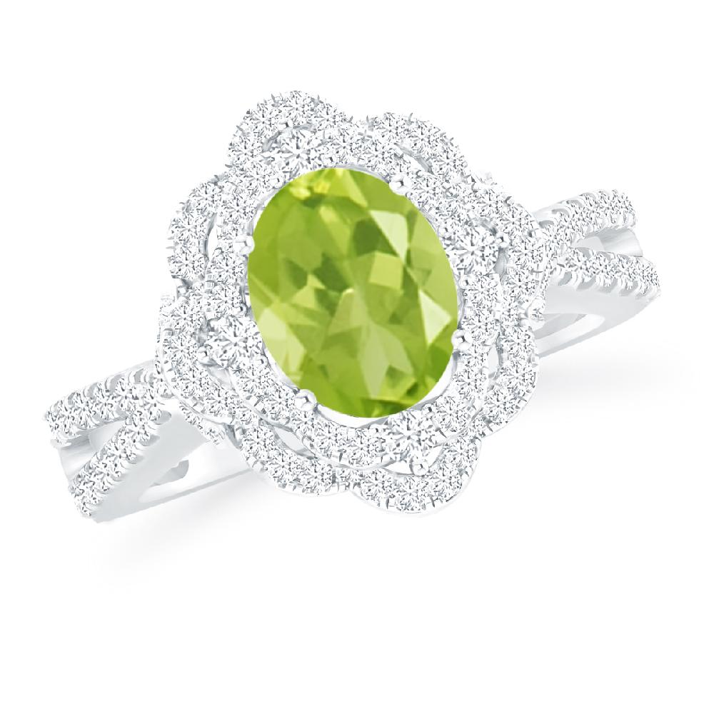 White Gold - Peridot