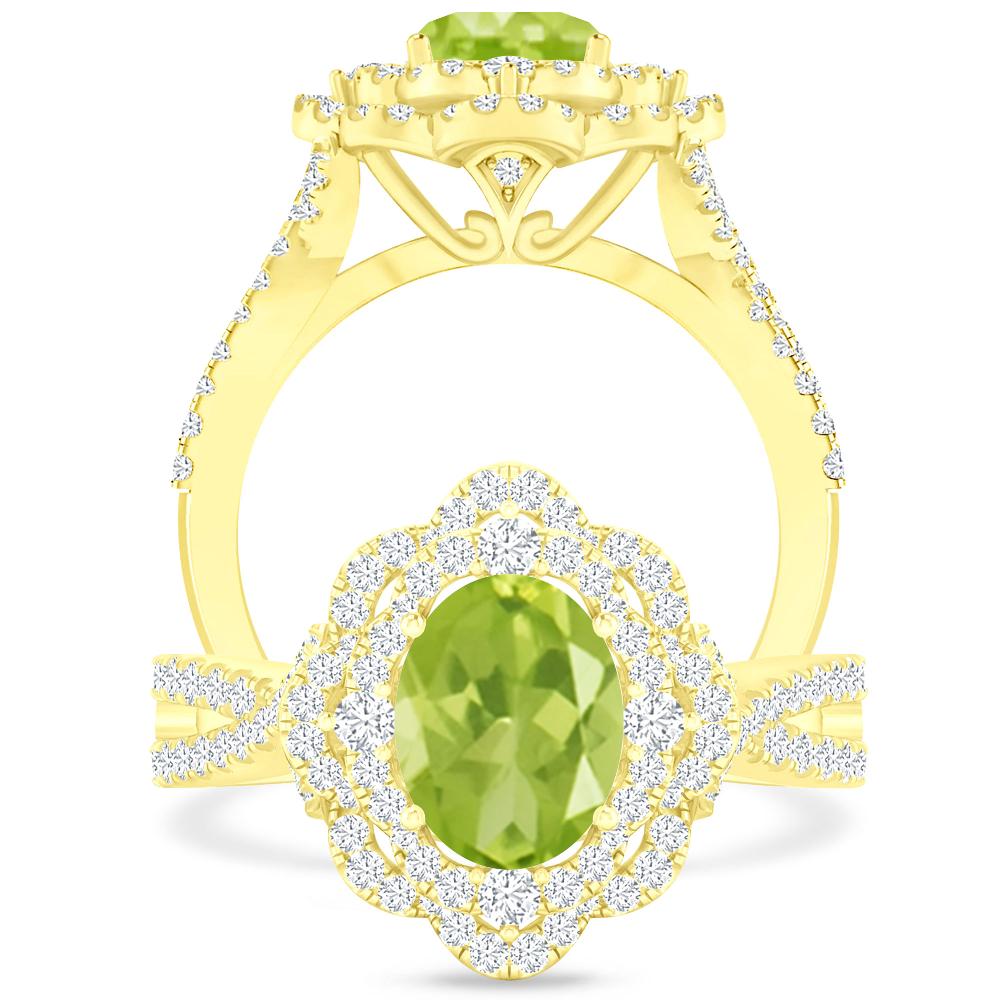 Yellow Gold - Peridot