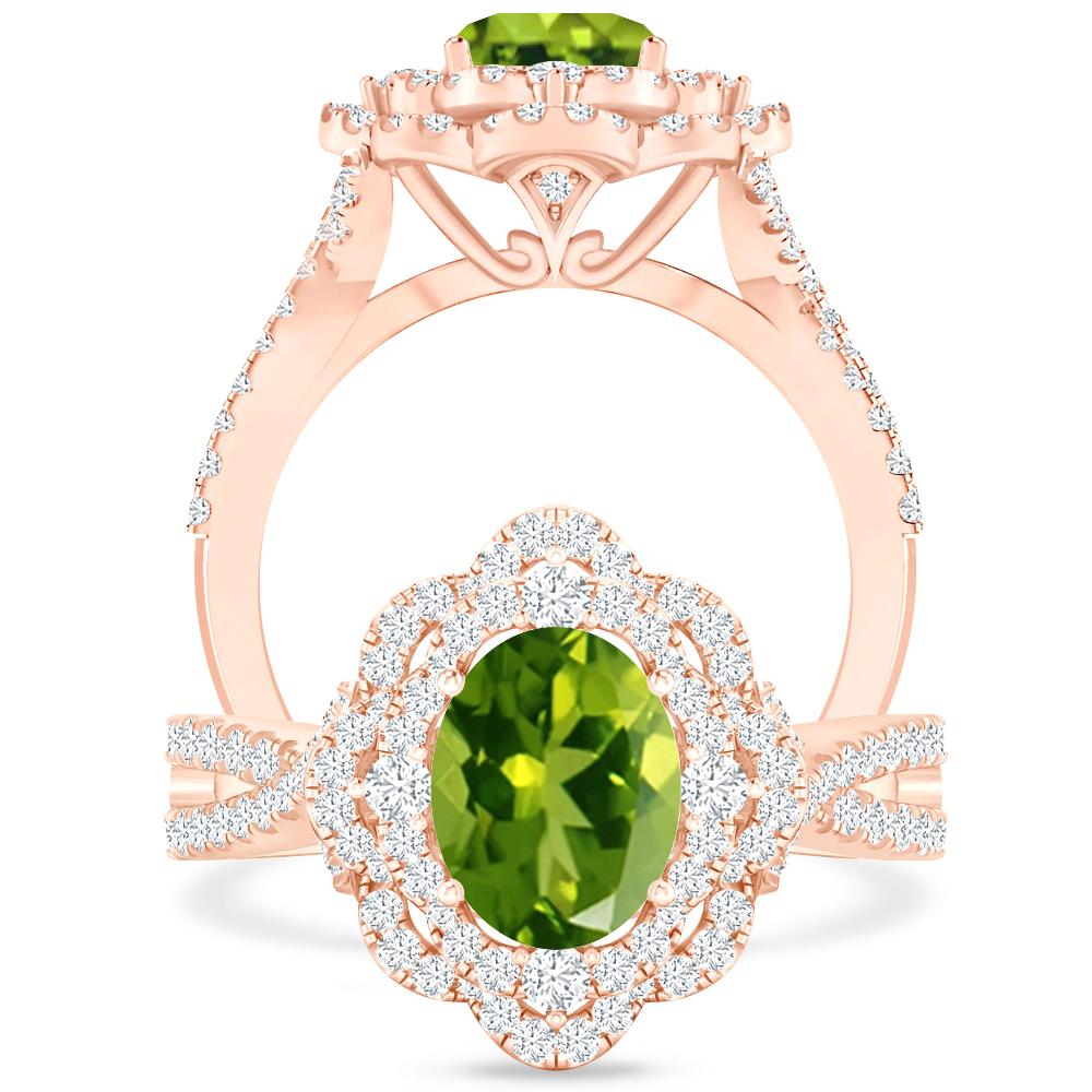 Rose Gold - Peridot