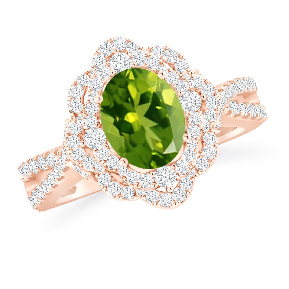 Rose Gold - Peridot