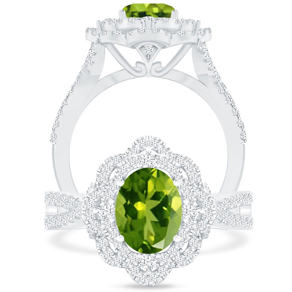 White Gold - Peridot