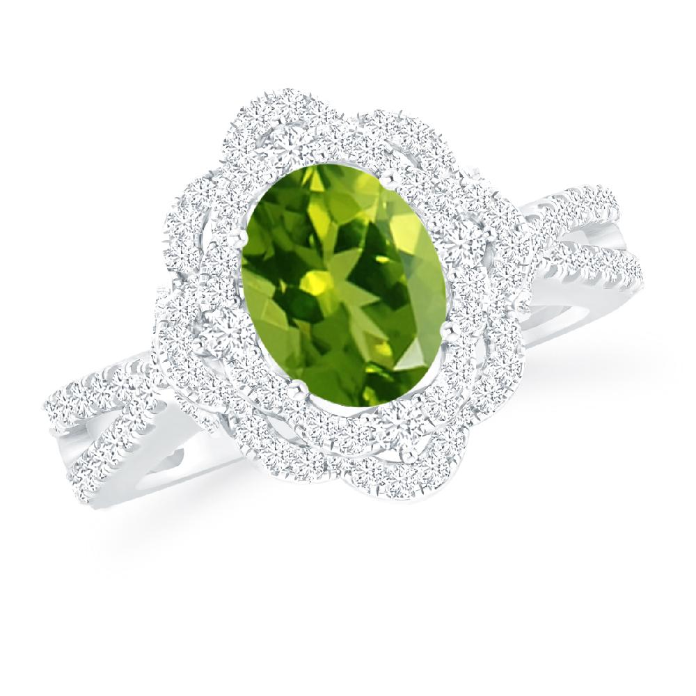 White Gold - Peridot