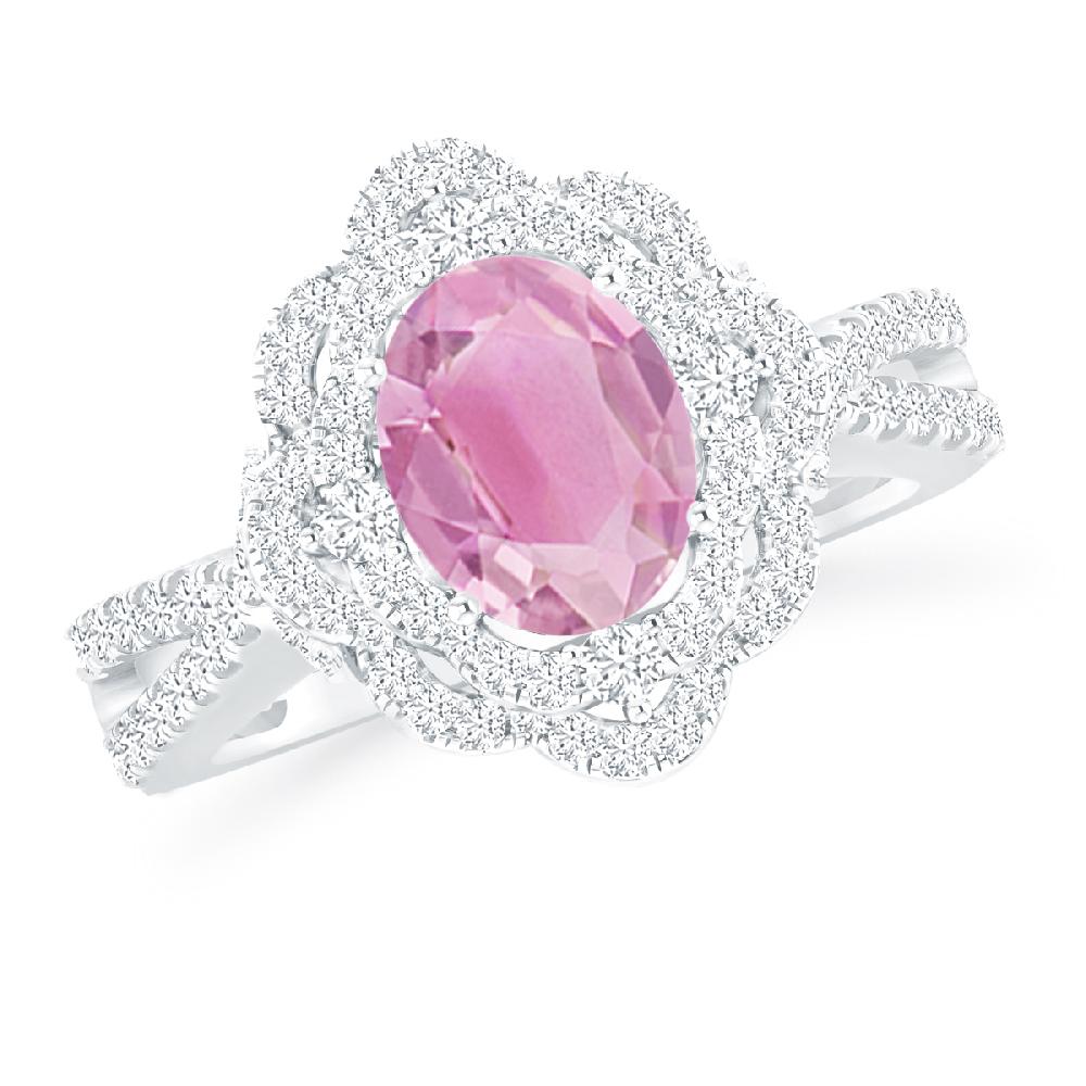 White Gold - Pink Tourmaline