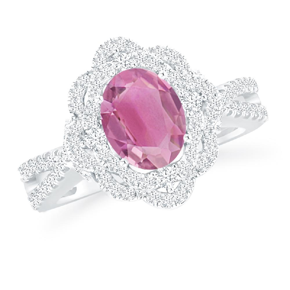 White Gold - Pink Tourmaline