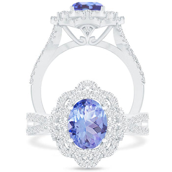 White Gold - Tanzanite