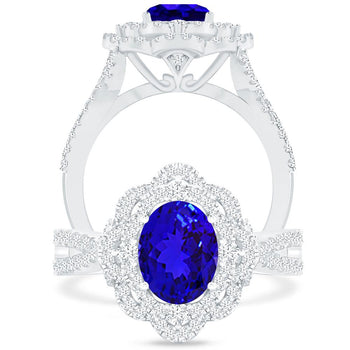 White Gold - Tanzanite