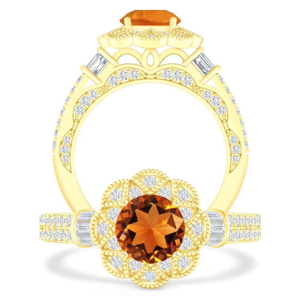 Yellow Gold - Citrine