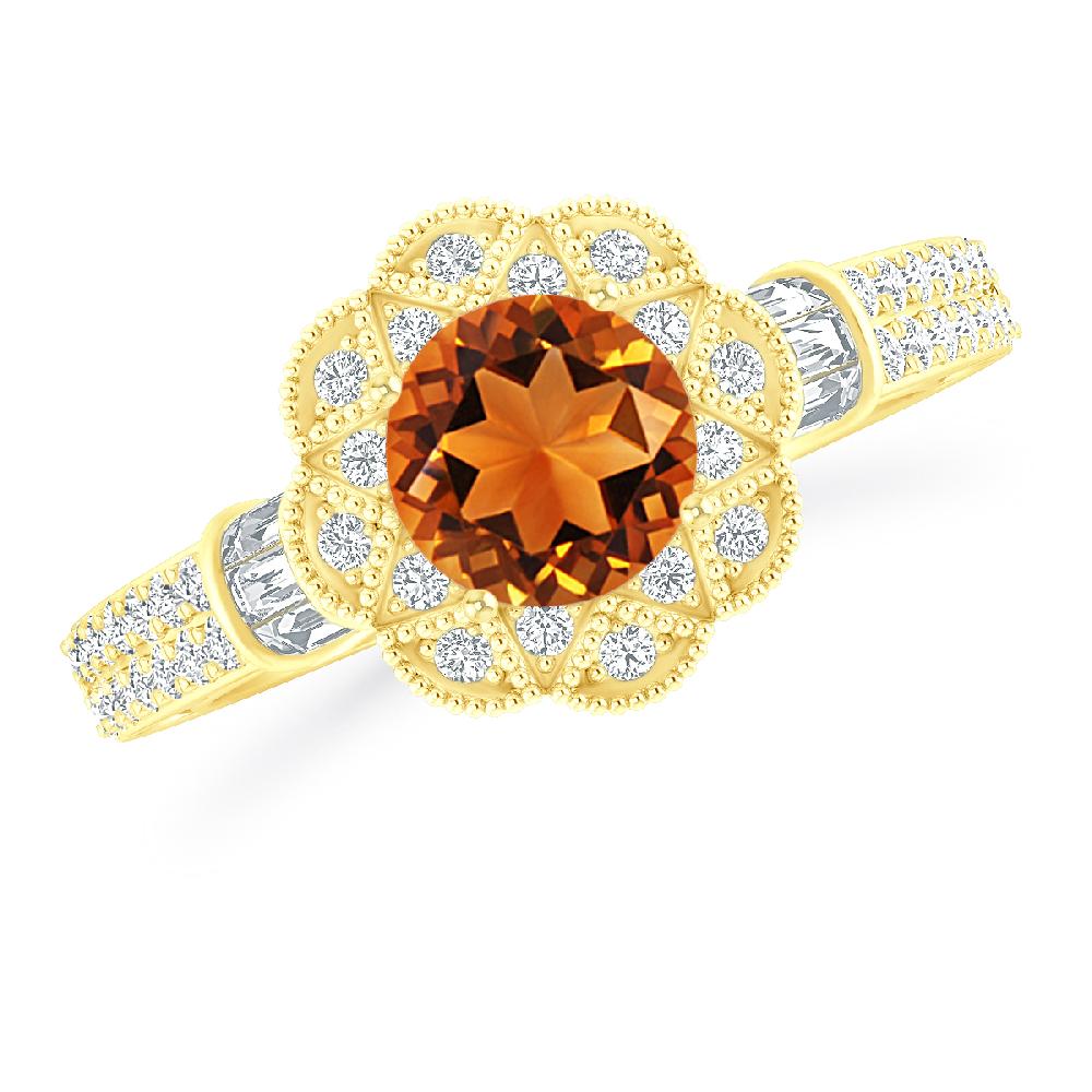 Yellow Gold - Citrine