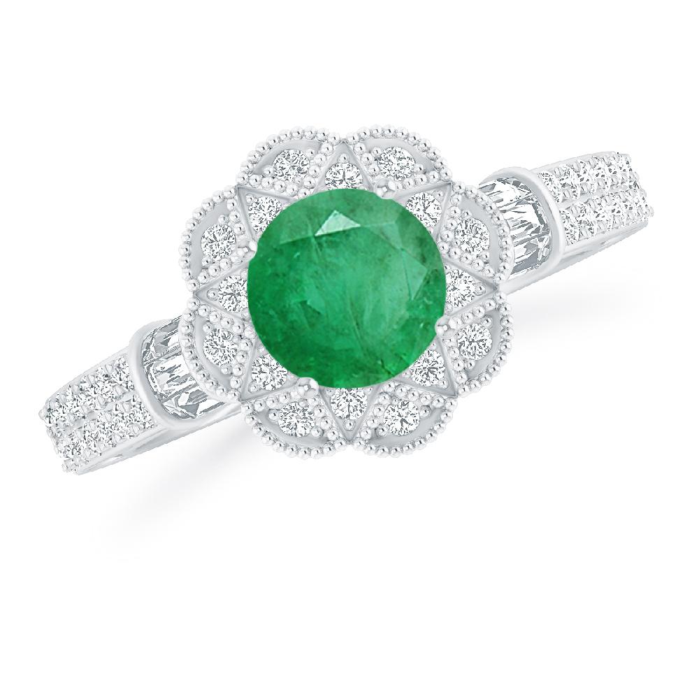 White Gold - Emerald