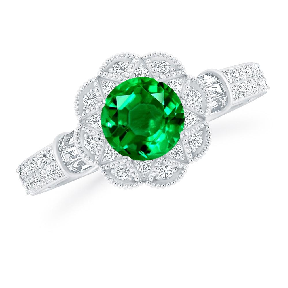 White Gold - Emerald