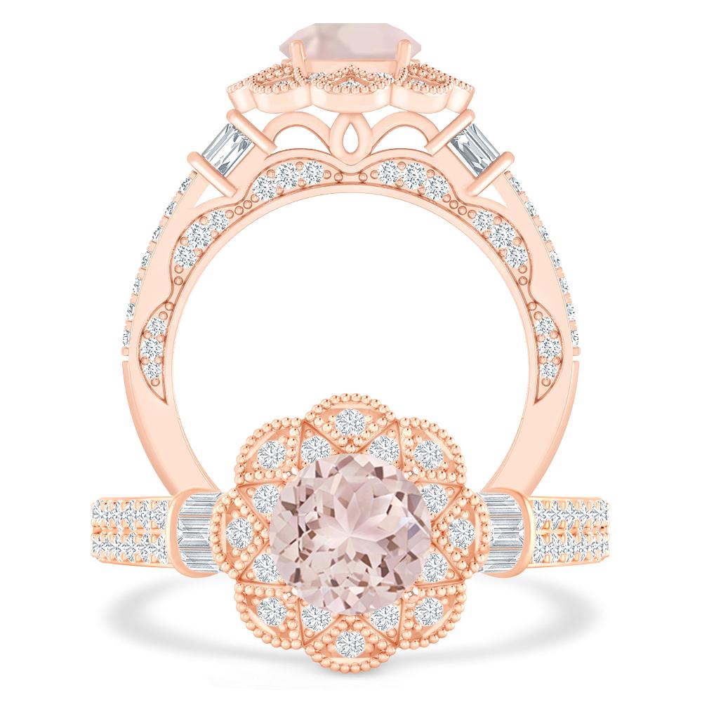 Rose Gold - Morganite