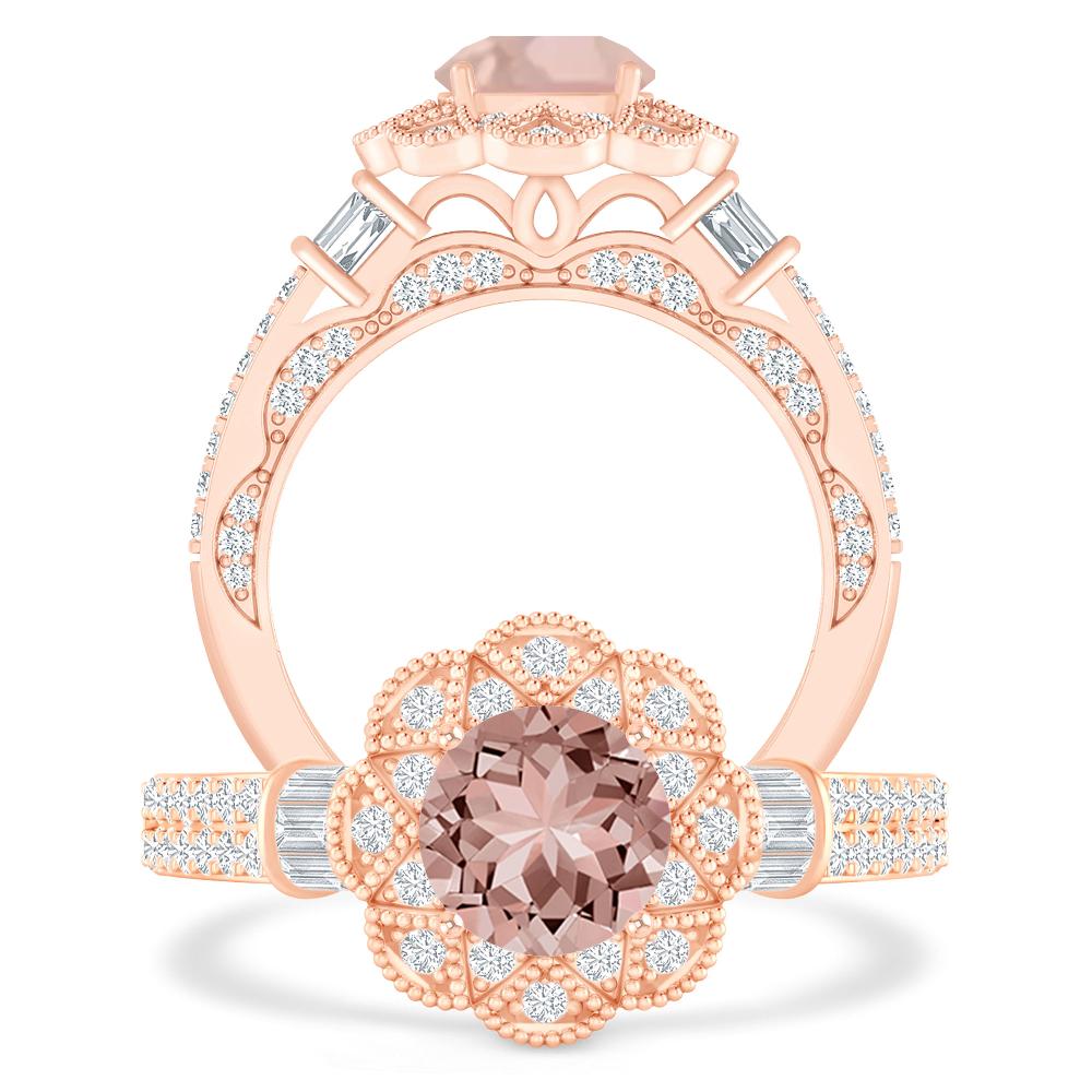 Rose Gold - Morganite