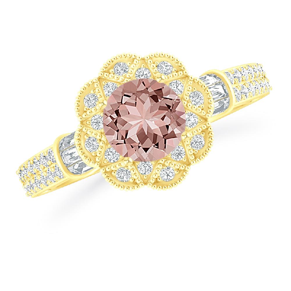 Yellow Gold - Morganite