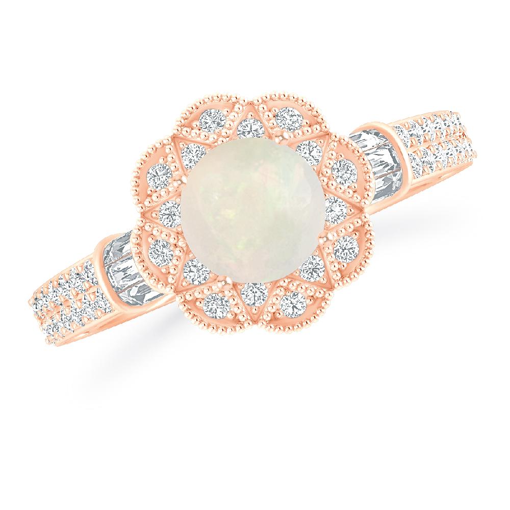 Rose Gold - Opal