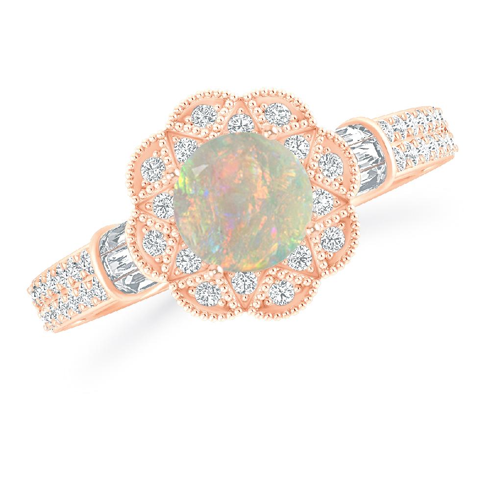 Rose Gold - Opal