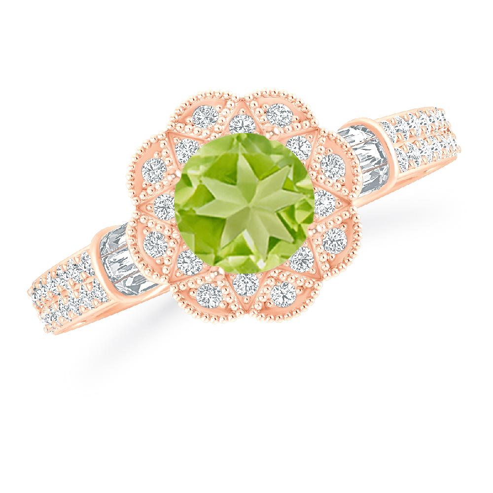 Rose Gold - Peridot