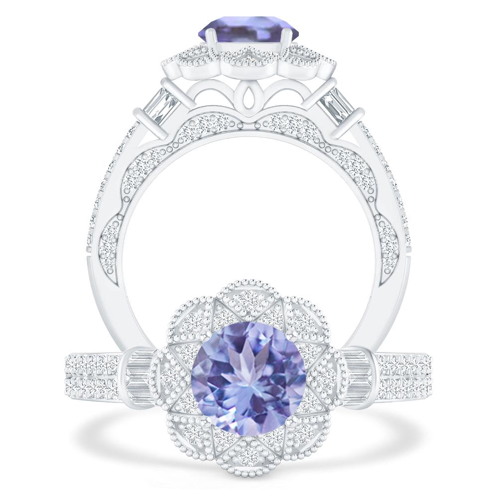 White Gold - Tanzanite