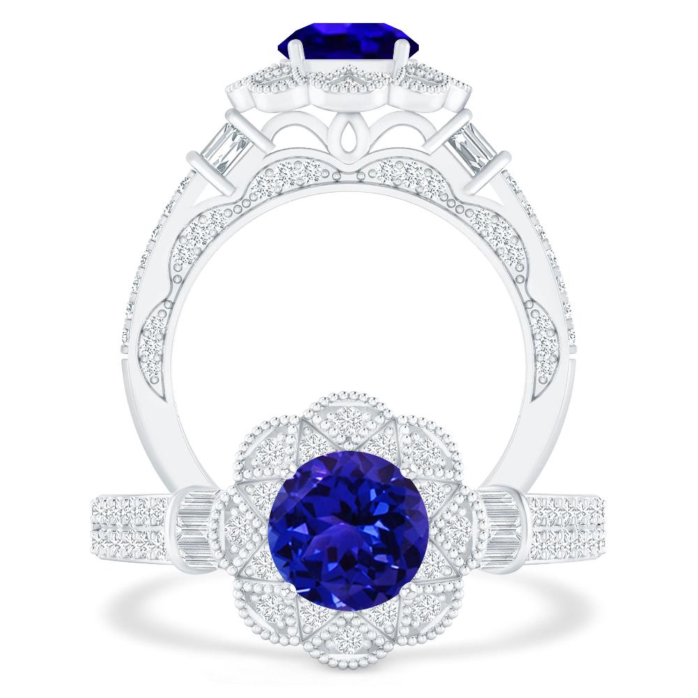 White Gold - Tanzanite