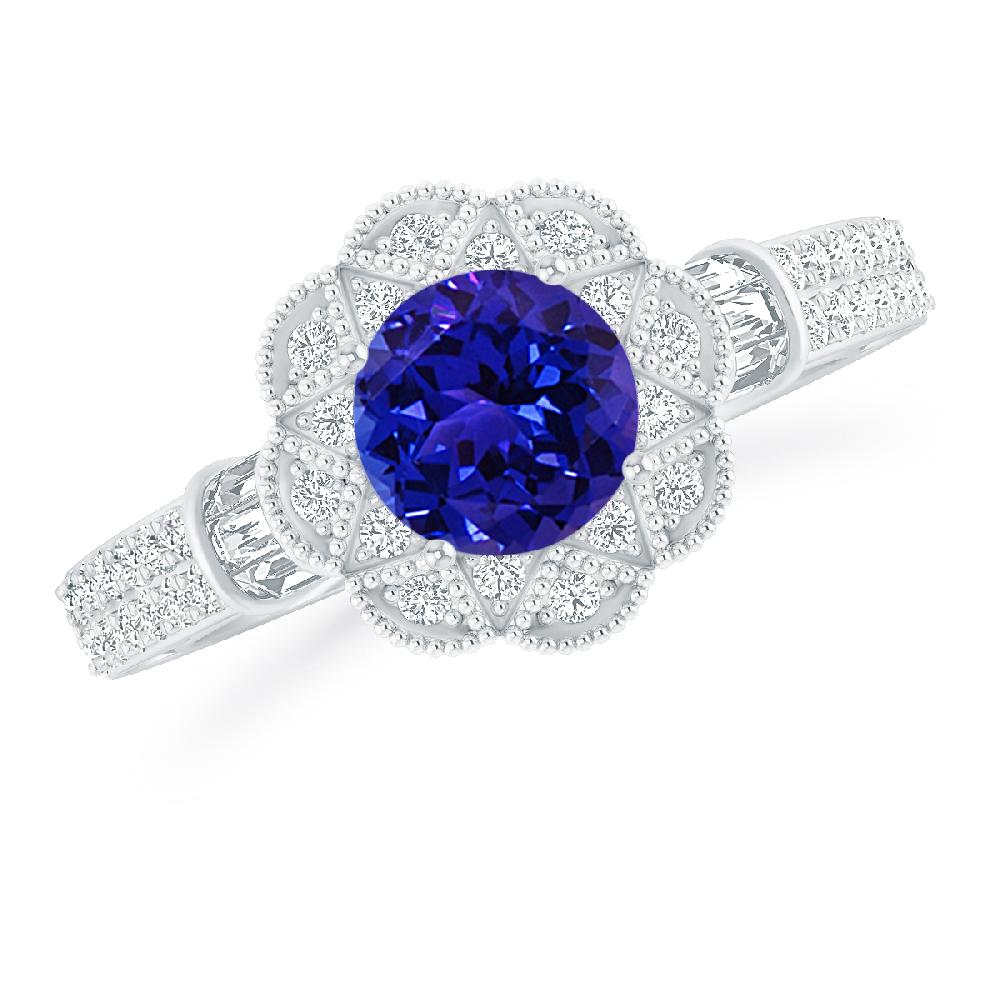 White Gold - Tanzanite