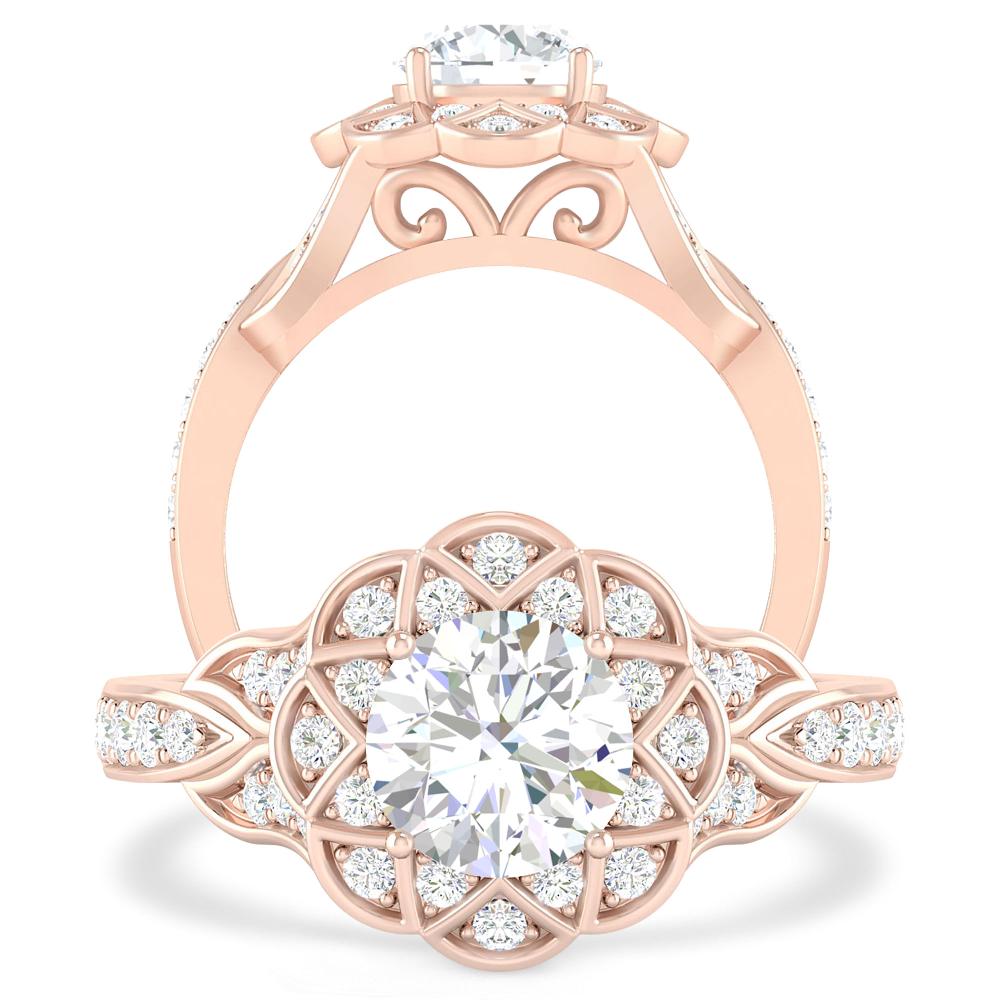 Rose Gold - Diamond