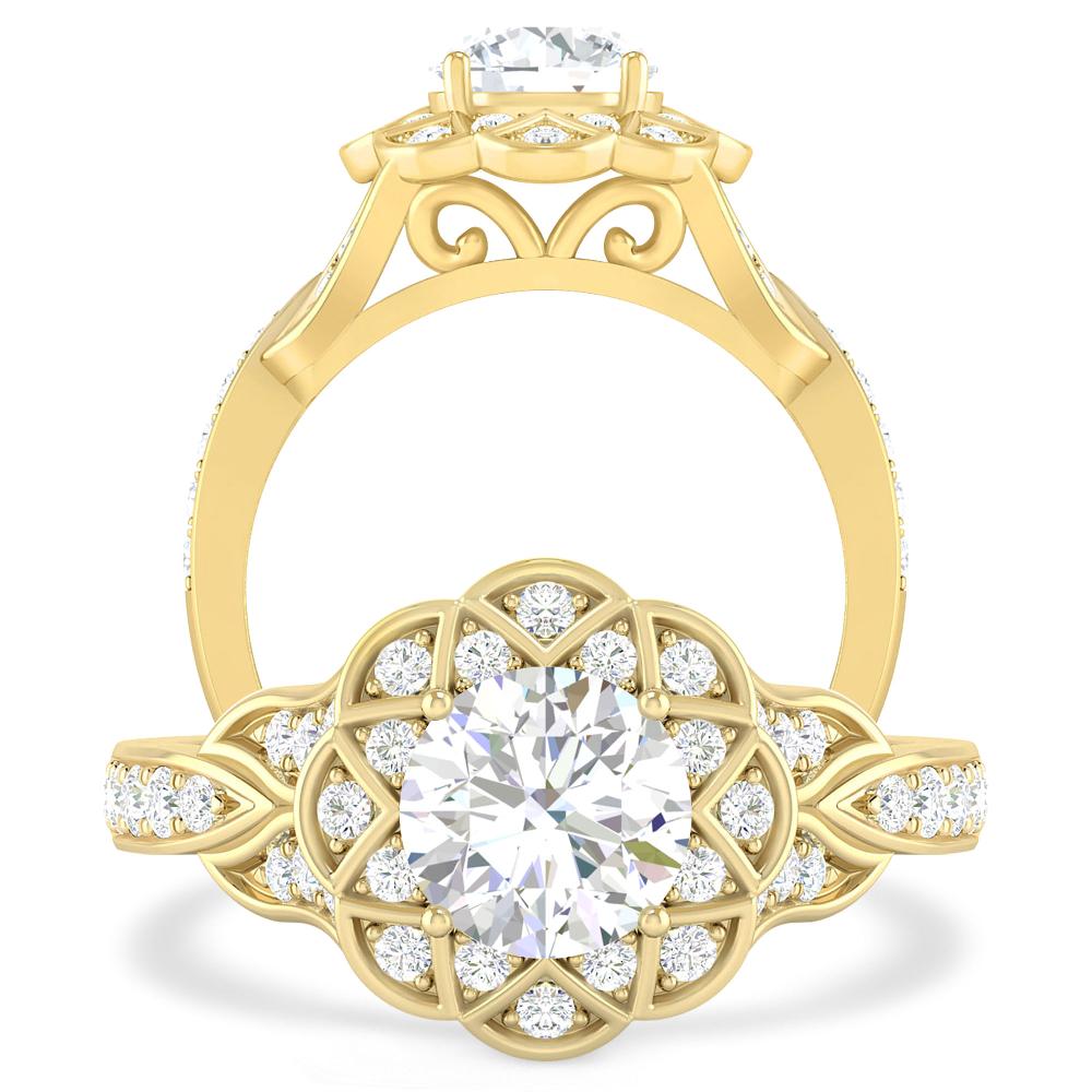 Yellow Gold - Diamond