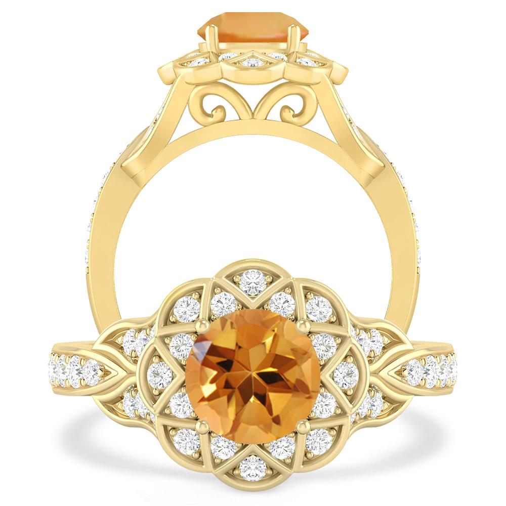 Yellow Gold - Citrine