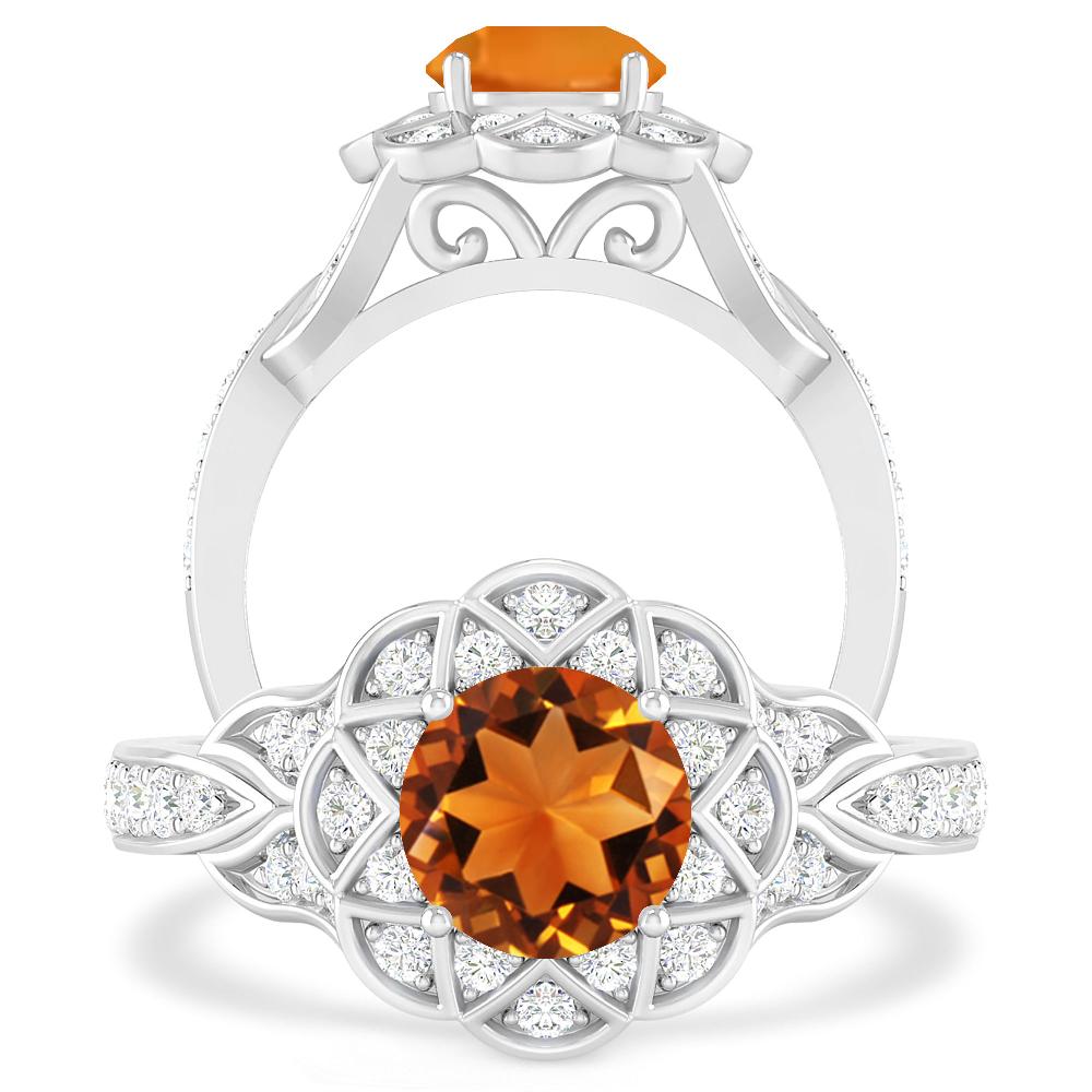 White Gold - Citrine