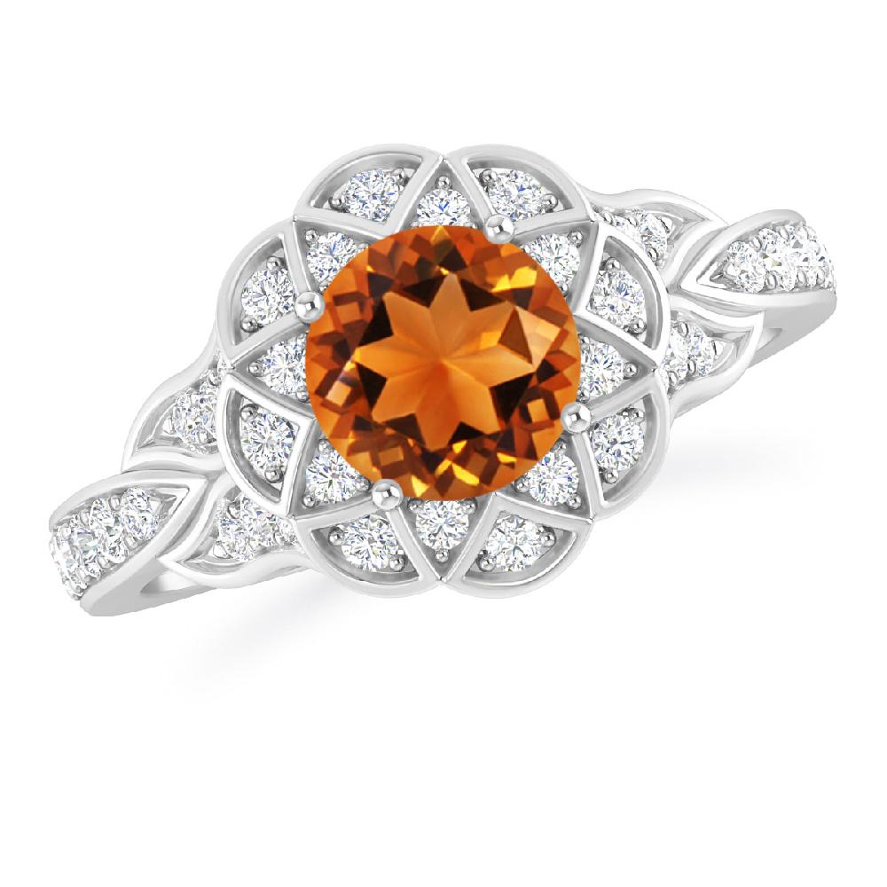 White Gold - Citrine