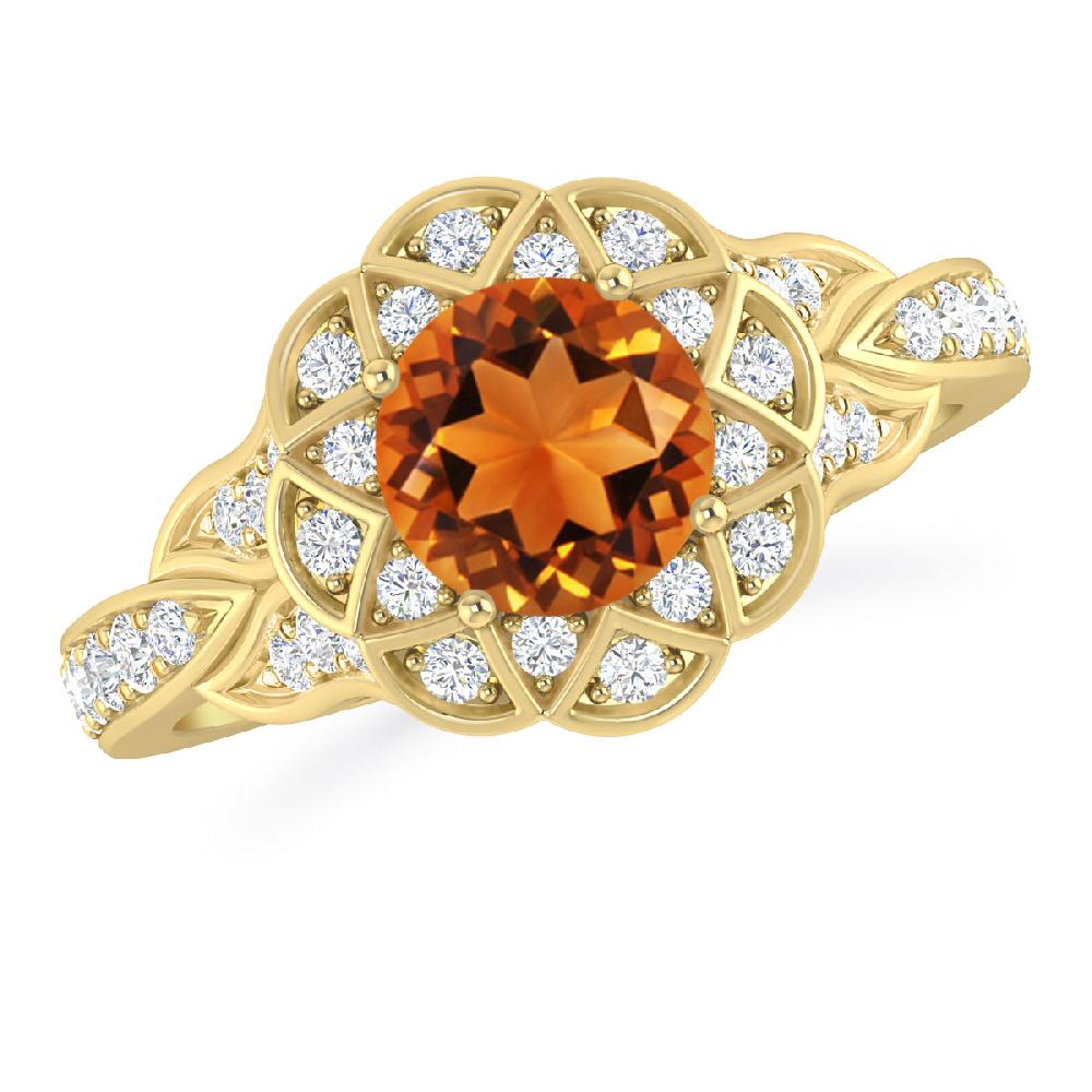 Yellow Gold - Citrine