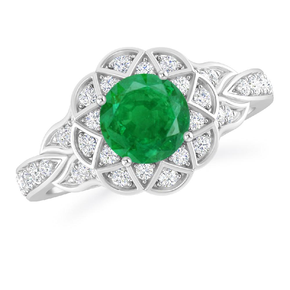 White Gold - Emerald