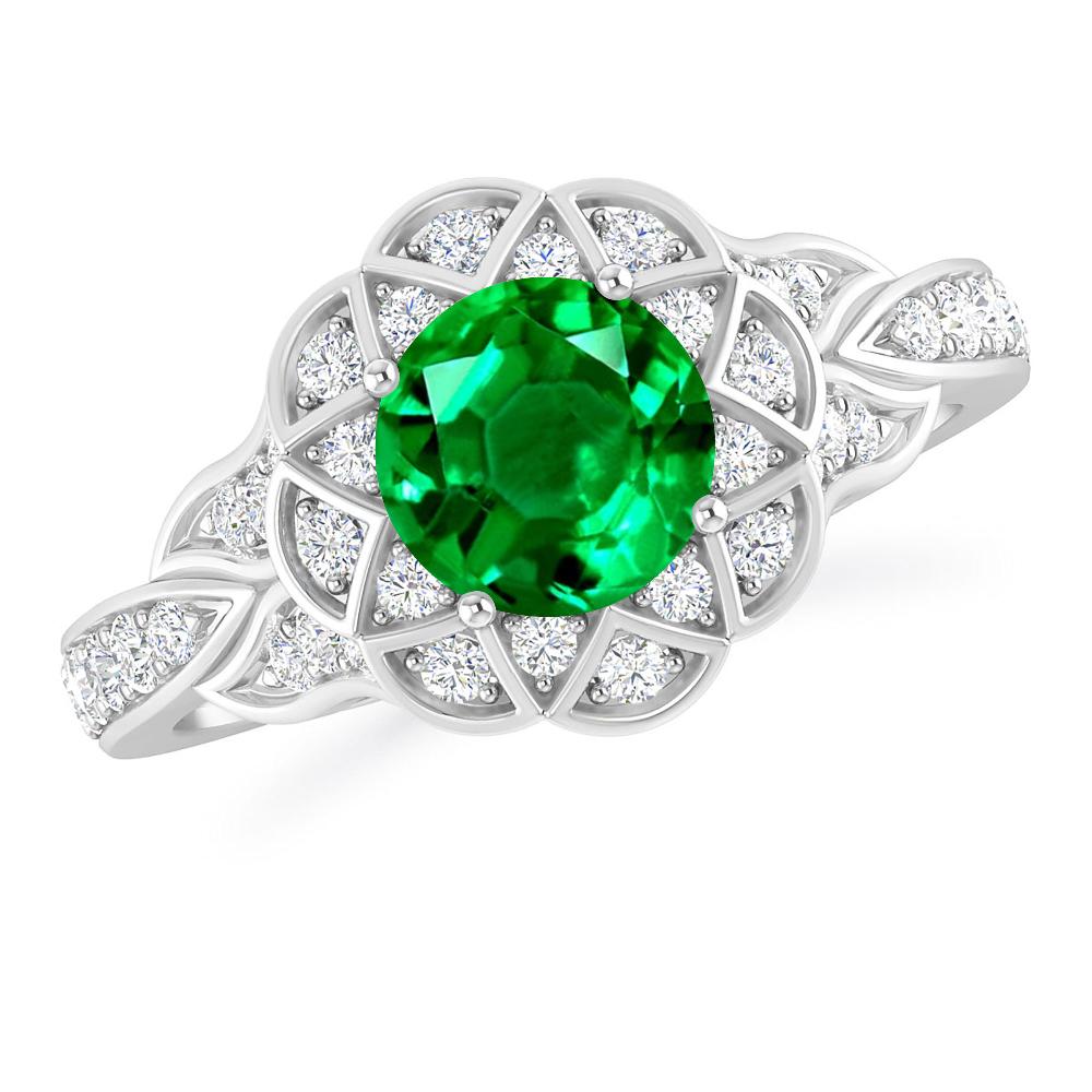 White Gold - Emerald